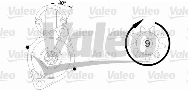 Valeo 455574 - Starteris autodraugiem.lv