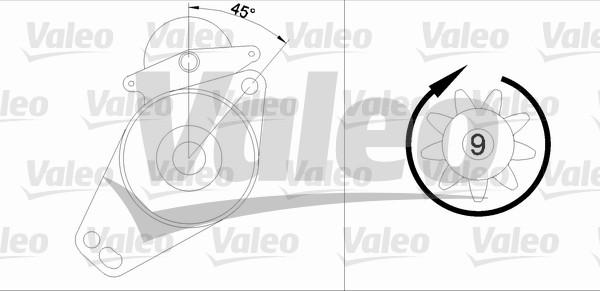 Valeo 455576 - Starteris autodraugiem.lv