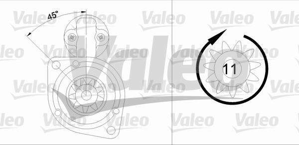 Valeo 455572 - Starteris autodraugiem.lv