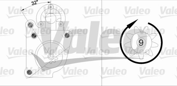 Valeo 455690 - Starteris autodraugiem.lv