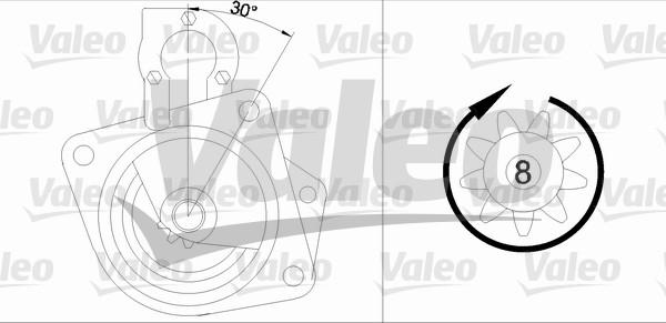 Valeo 455692 - Starteris autodraugiem.lv