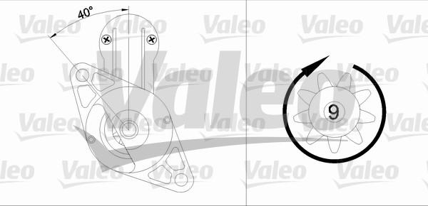 Valeo 455611 - Starteris autodraugiem.lv