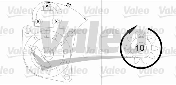 Valeo 455684 - Starteris autodraugiem.lv