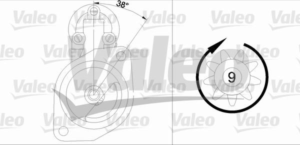 Valeo 455686 - Starteris autodraugiem.lv