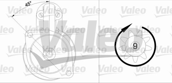 Valeo 455681 - Starteris autodraugiem.lv