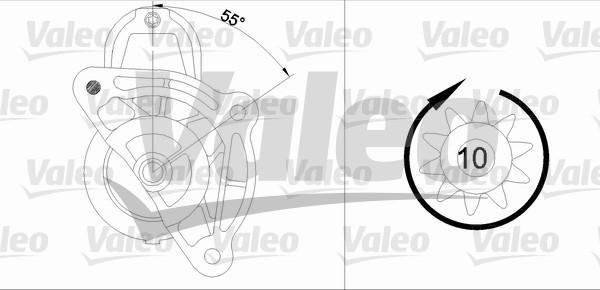 Valeo 455687 - Starteris autodraugiem.lv