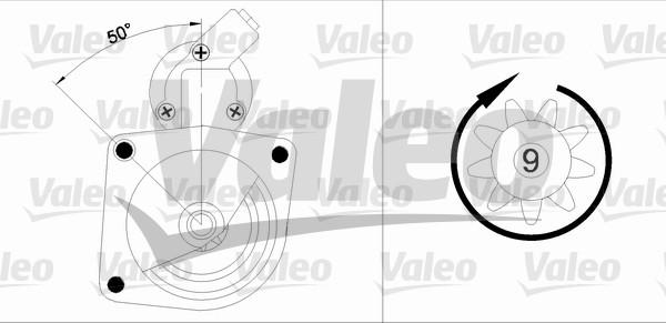 Valeo 455626 - Starteris autodraugiem.lv