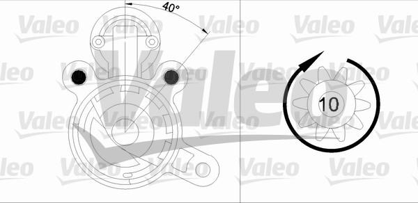 Valeo 455890 - Starteris autodraugiem.lv