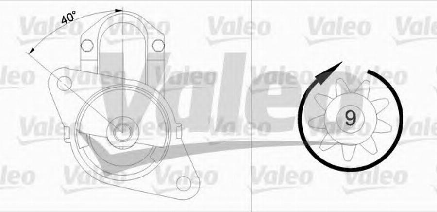 Valeo 455897 - Starteris autodraugiem.lv