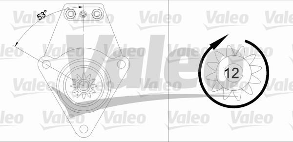 Valeo 455871 - Starteris autodraugiem.lv