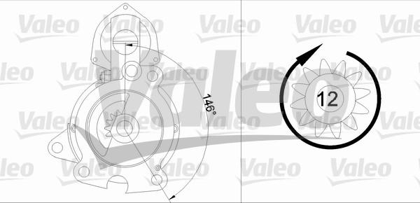 Valeo 455703 - Starteris autodraugiem.lv