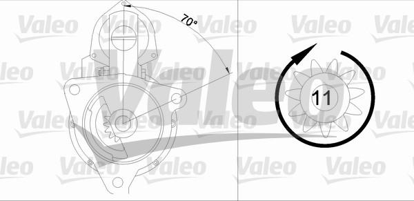 Valeo 455733 - Starteris autodraugiem.lv