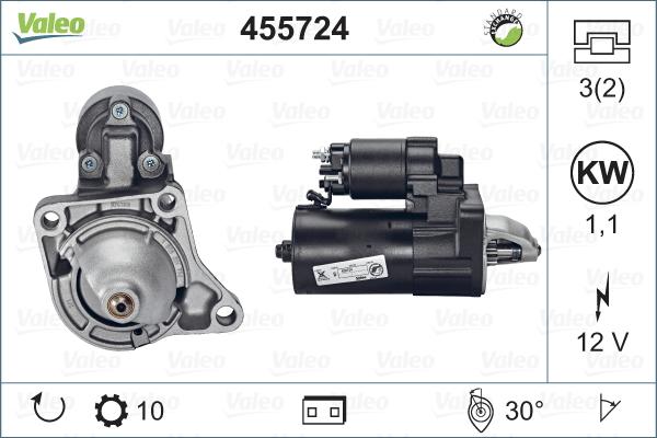 Valeo 455724 - Starteris autodraugiem.lv