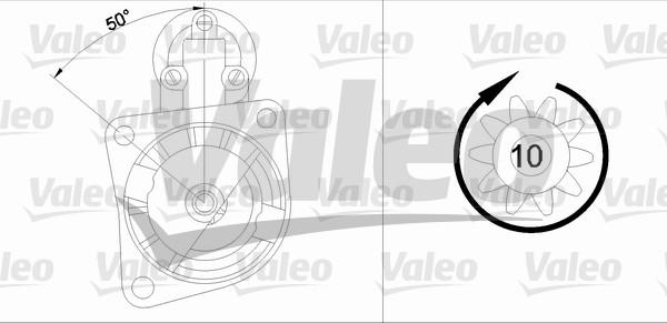 Valeo 455774 - Starteris autodraugiem.lv