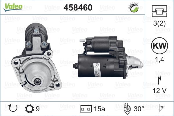 Valeo 458460 - Starteris autodraugiem.lv