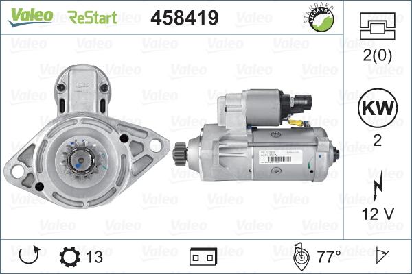 Valeo 458419 - Starteris autodraugiem.lv