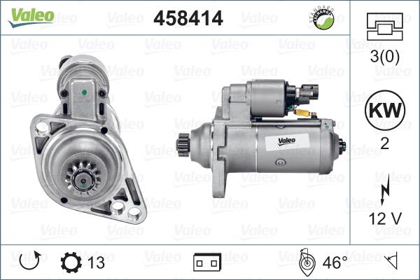 Valeo 458414 - Starteris autodraugiem.lv