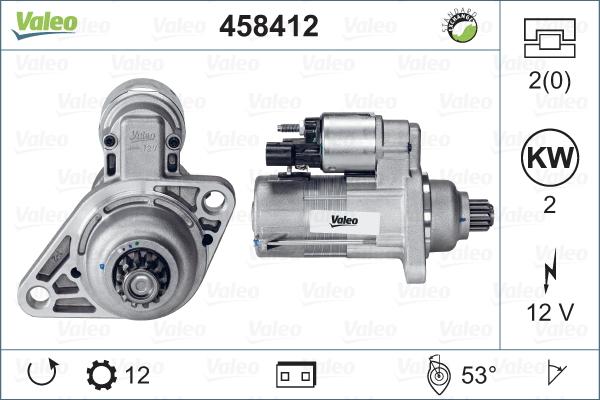 Valeo 458412 - Starteris autodraugiem.lv