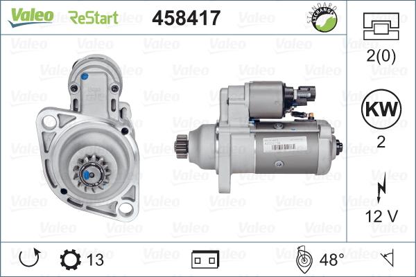 Valeo 458417 - Starteris autodraugiem.lv