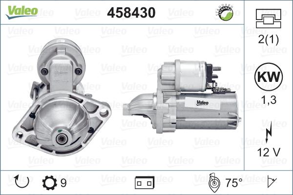 Valeo 458430 - Starteris autodraugiem.lv