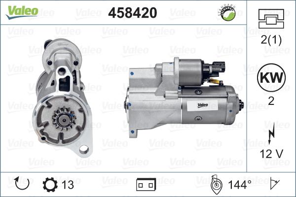 Valeo 458420 - Starteris autodraugiem.lv