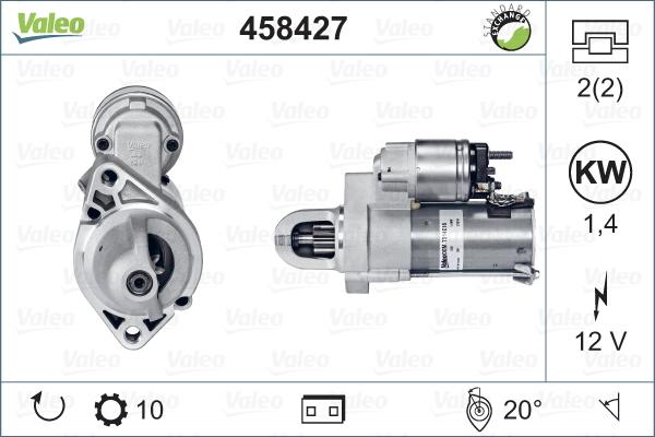 Valeo 458427 - Starteris autodraugiem.lv