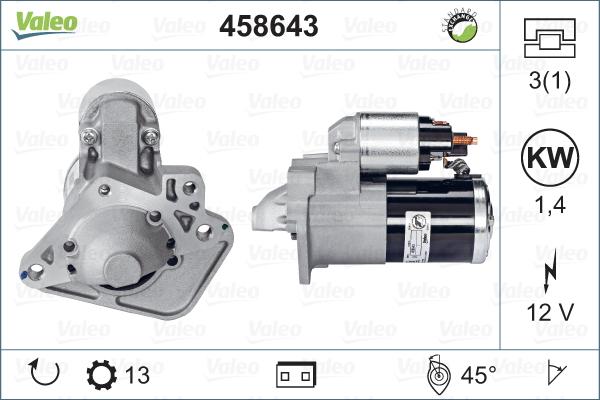 Valeo 458643 - Starteris autodraugiem.lv