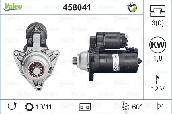 Valeo 458041 - Starteris autodraugiem.lv