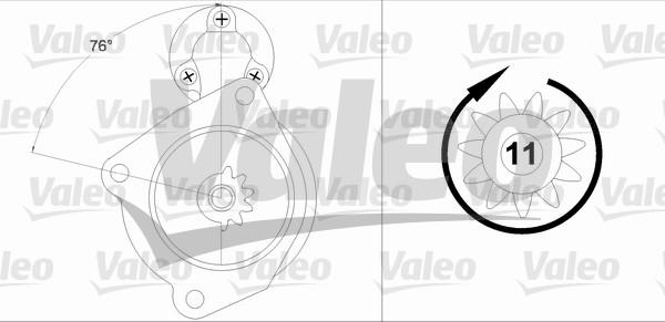 Valeo 458199 - Starteris autodraugiem.lv