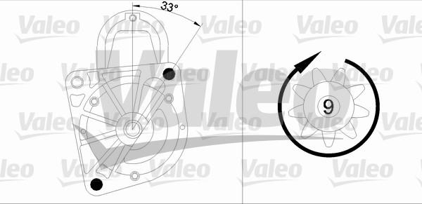 Valeo 458163 - Starteris autodraugiem.lv