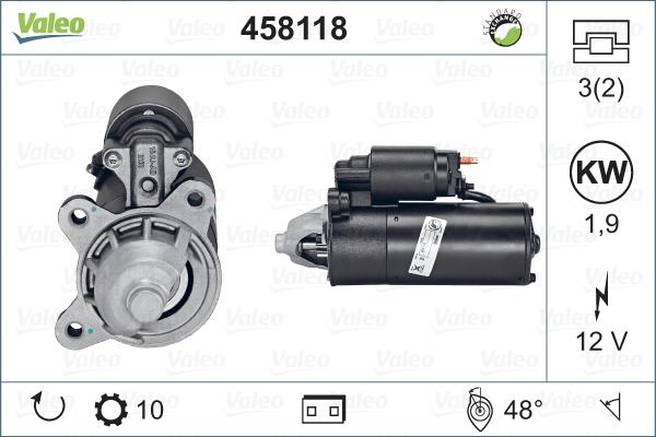 Valeo 458118 - Starteris autodraugiem.lv