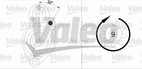 Valeo 458184 - Starteris autodraugiem.lv