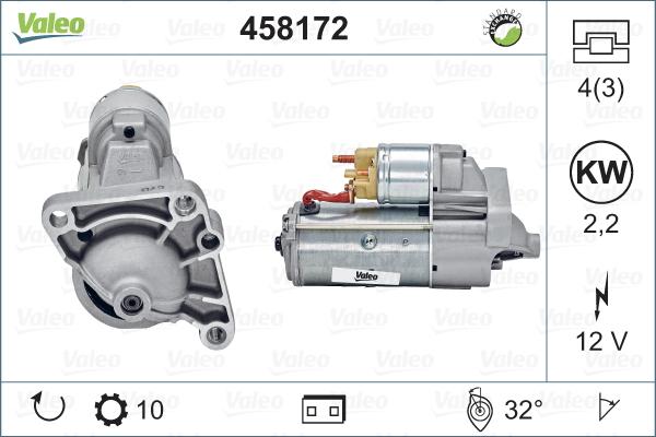 Valeo 458172 - Starteris autodraugiem.lv