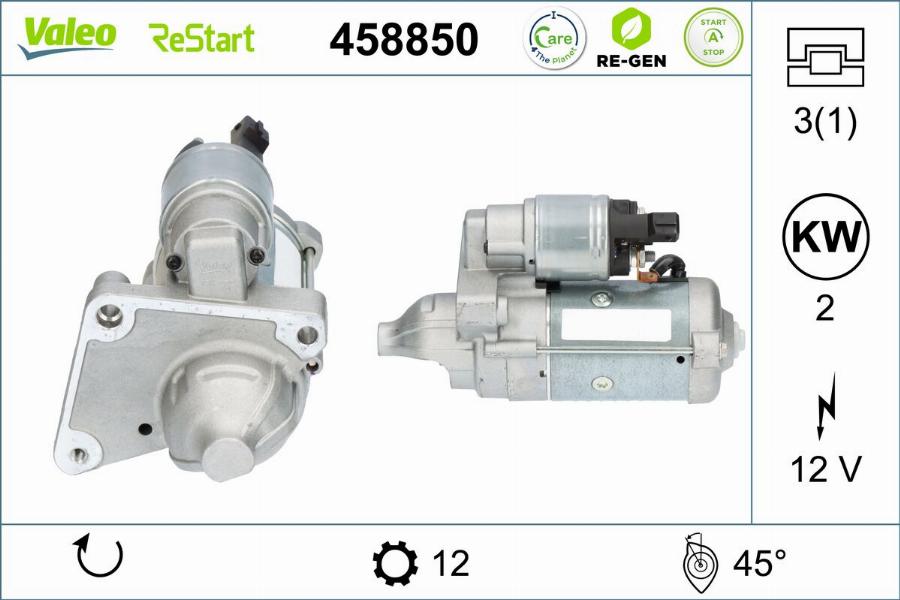 Valeo 458850 - Starteris autodraugiem.lv