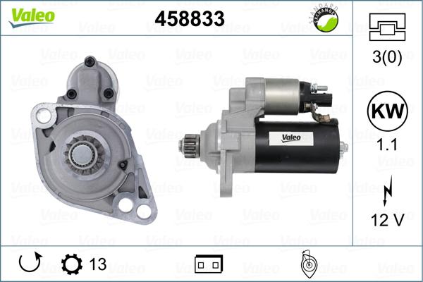 Valeo 458833 - Starteris autodraugiem.lv