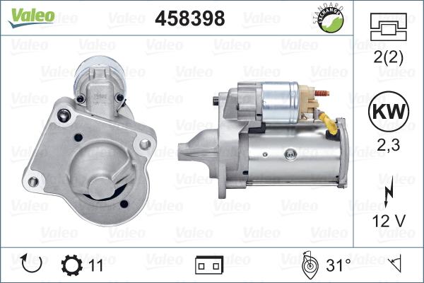 Valeo 458 398 - Starteris autodraugiem.lv