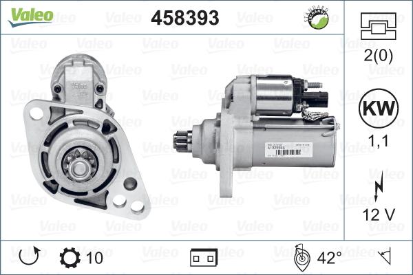 Valeo 458393 - Starteris autodraugiem.lv