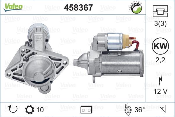 Valeo 458367 - Starteris autodraugiem.lv