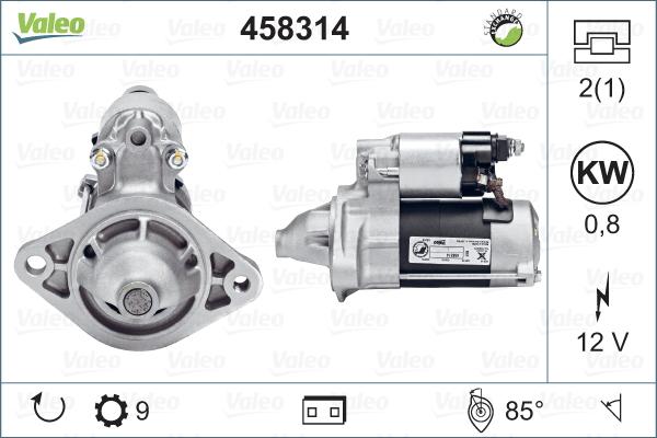 Valeo 458314 - Starteris autodraugiem.lv