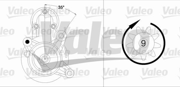 Valeo 458204 - Starteris autodraugiem.lv