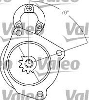 Valeo 458200 - Starteris autodraugiem.lv