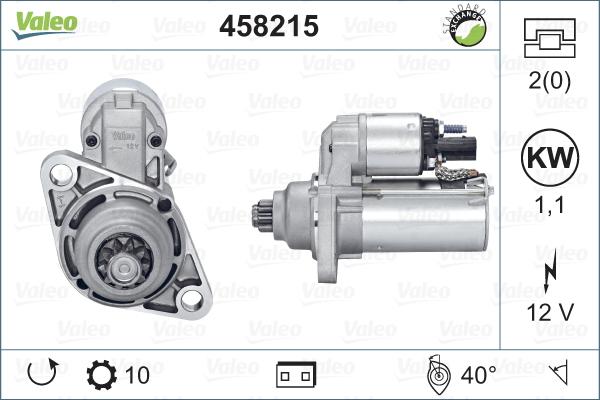 Valeo 458215 - Starteris autodraugiem.lv