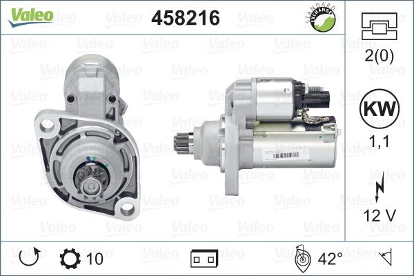 Valeo 458216 - Starteris autodraugiem.lv