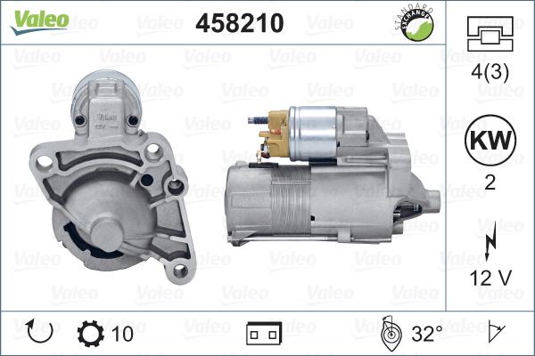 Valeo 458210 - Starteris autodraugiem.lv