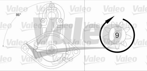 Valeo 458224 - Starteris autodraugiem.lv