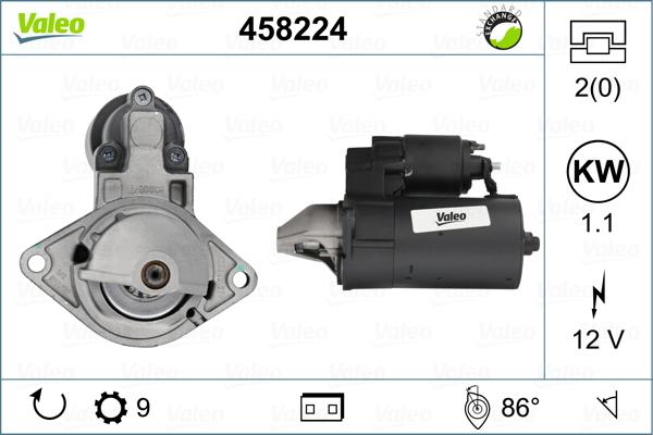 Valeo 458224 - Starteris autodraugiem.lv