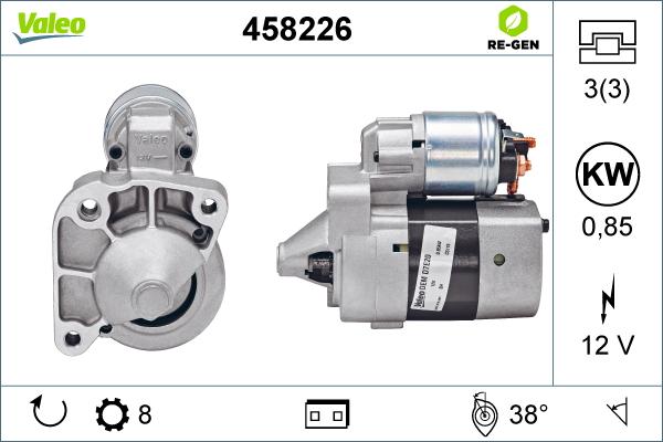 Valeo 458226 - Starteris autodraugiem.lv