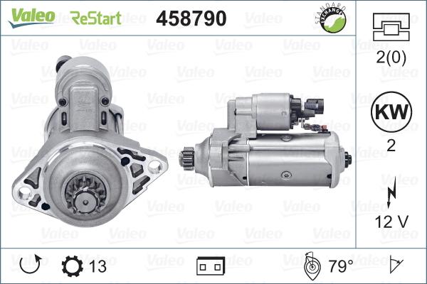 Valeo 458790 - Starteris autodraugiem.lv