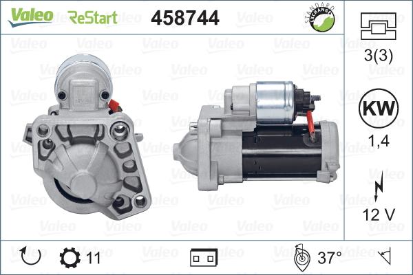 Valeo 458744 - Starteris autodraugiem.lv