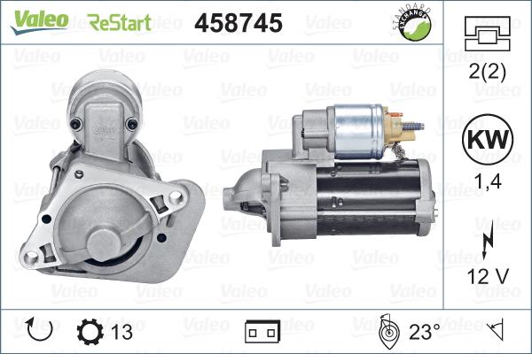 Valeo 458745 - Starteris autodraugiem.lv